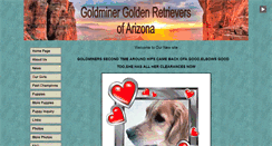 Desktop Screenshot of goldminergoldens.com